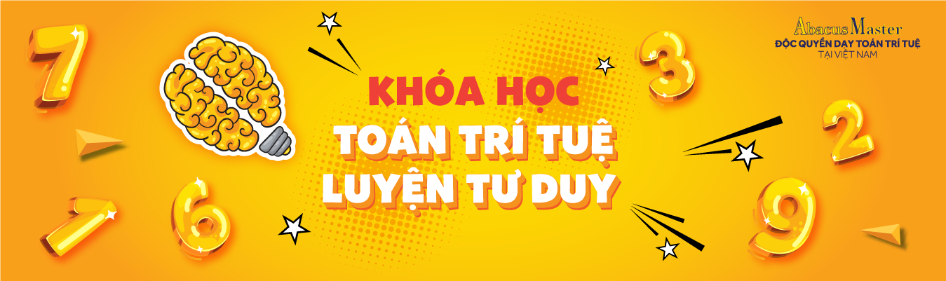 Khoá Học Toán Trí Tuệ Abacus Master - Banner 2020